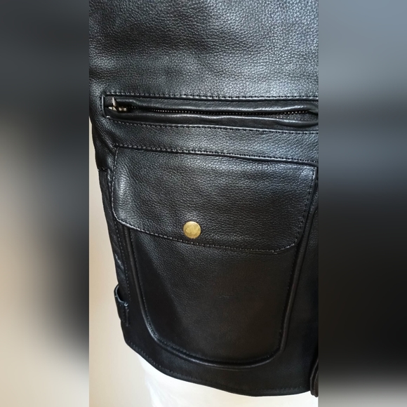 Xelement Leather Vest LIKE NEW! - Picture 5 of 5